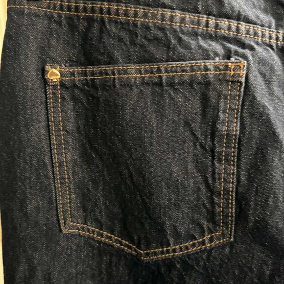 Kate Spade x Target High-Rise Straight Leg Wide Cuff Jeans Women's 10 Dark NEW - Picture 2 of 8